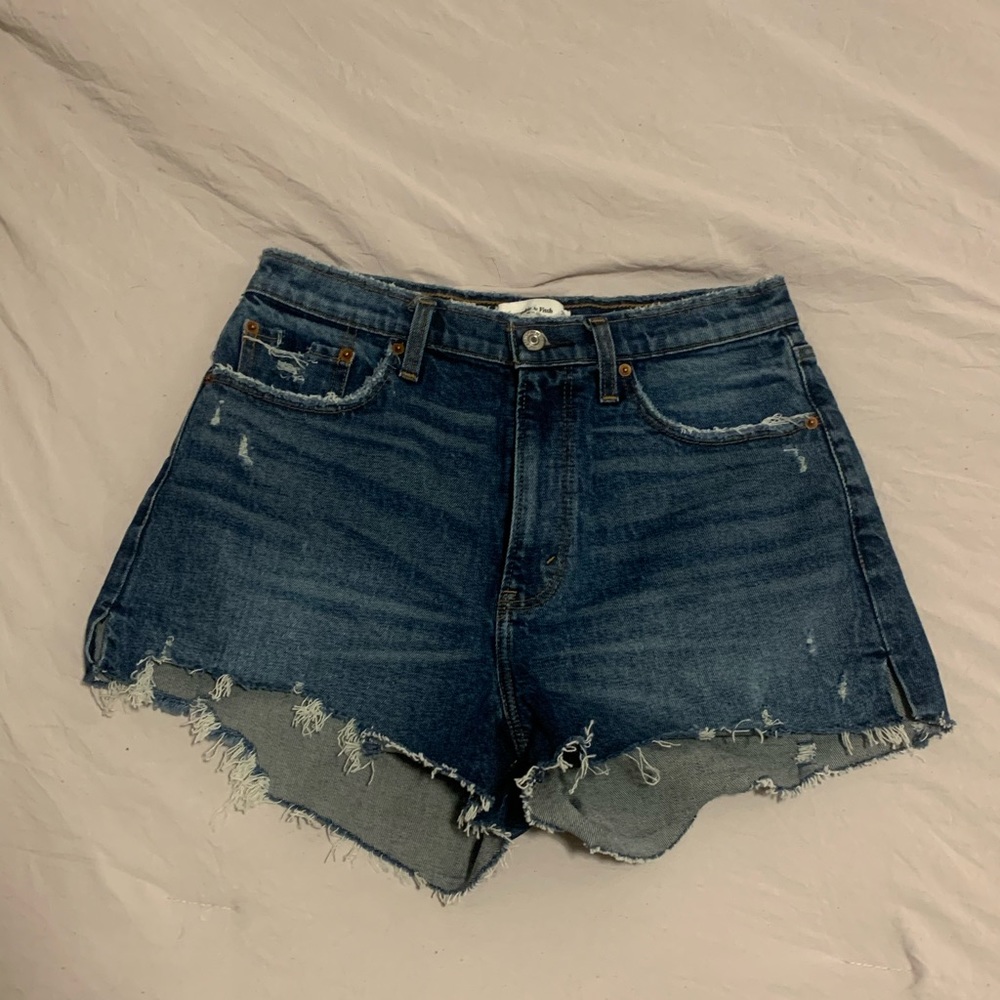New Abercrombie & Fitch Curve Love Mom Shorts